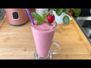 Çilekli Milkshake