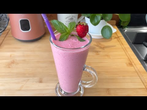 Çilekli Milkshake