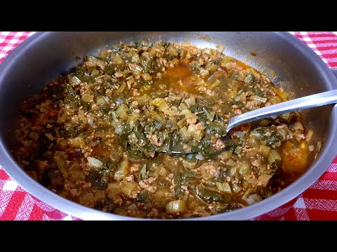 Kıymalı Pazı Yemeği