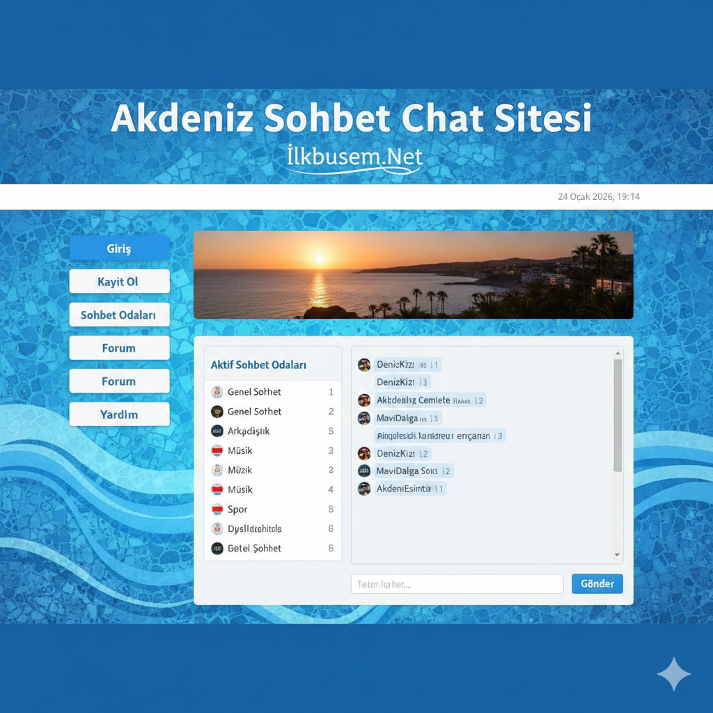 Akdeniz Sohbet Chat Sitesi