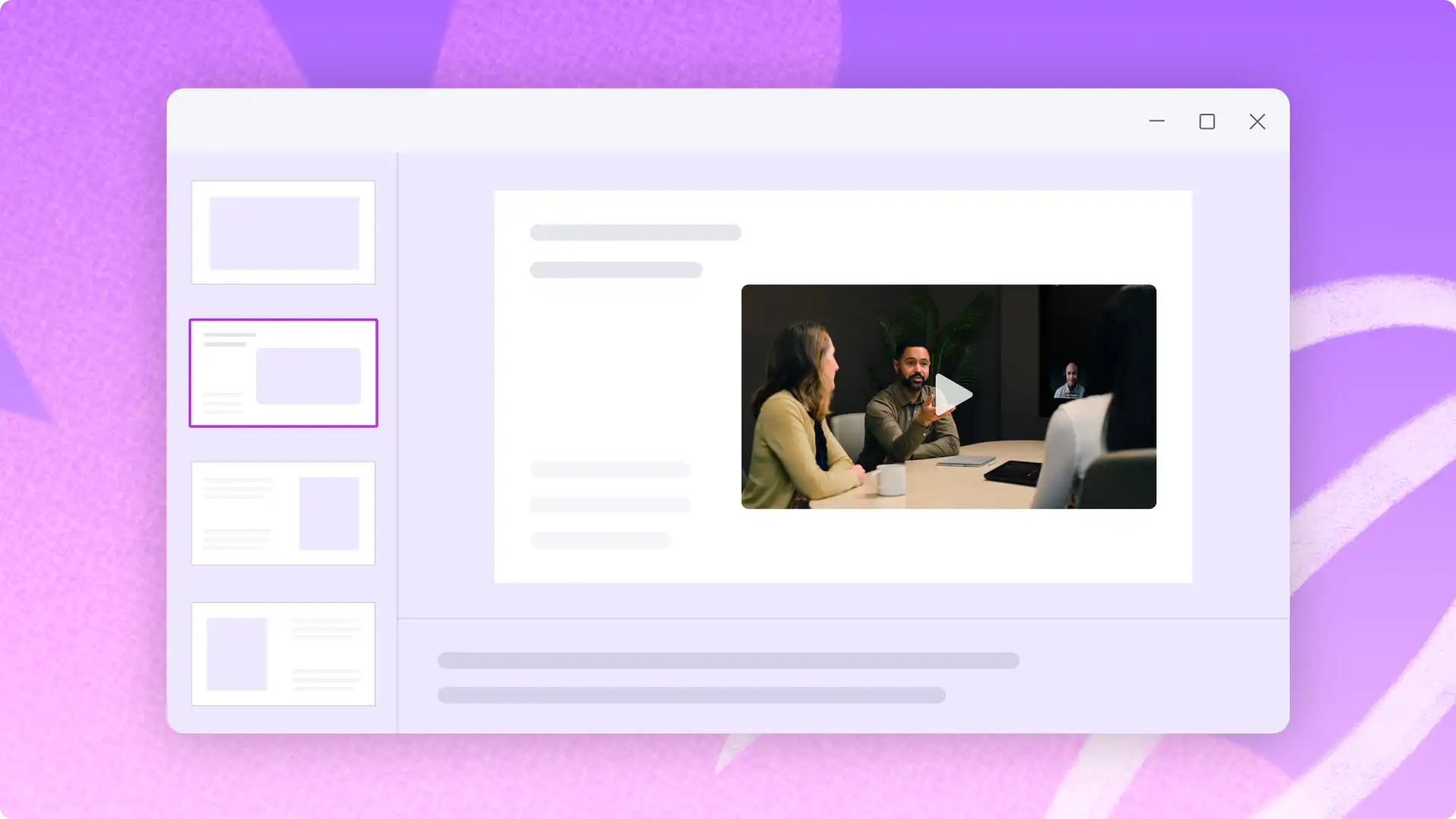 2048-61 Microsoft PowerPoint'e video ekleyen bir kullanıcı