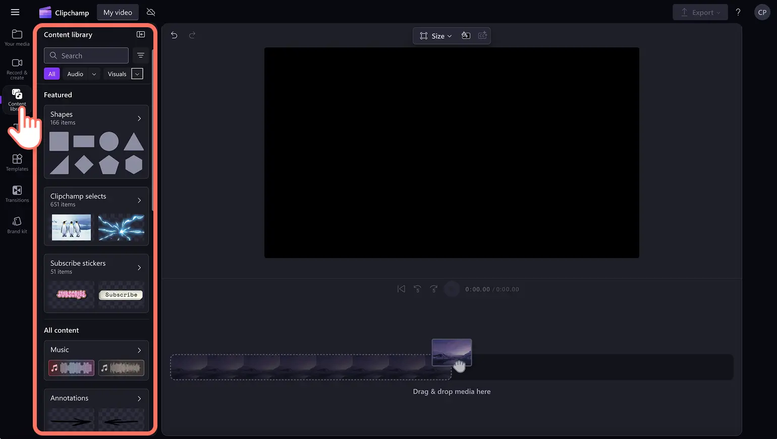 3hzrhqfkchotqgnj5uheeg-1 Clipchamp'te stok video bulan bir kullanıcı.