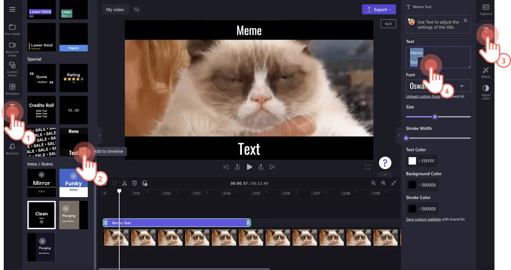 4xr7r1ejxegrzlos0te6sw Videosuna mem metni ekleyen bir kullanıcının resmi.